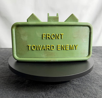 Claymore Mine Replica Hitch Cover – 3D Printed Military Accessory