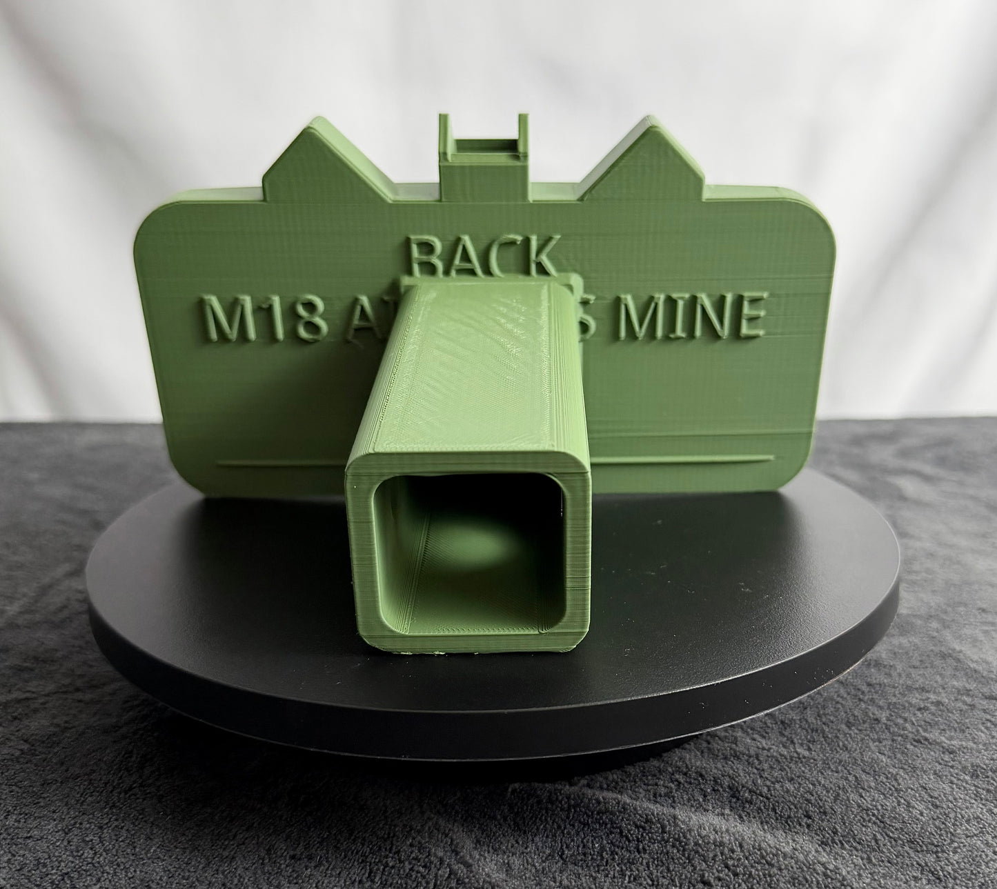 Claymore Mine Replica Hitch Cover – 3D Printed Military Accessory