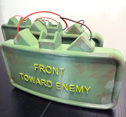 Funny Doorbell Sign – 3D Printed Novelty Claymore Door Decor