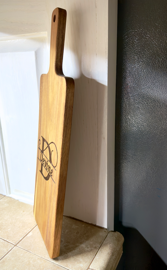Personalized Acacia Wood Cutting Board