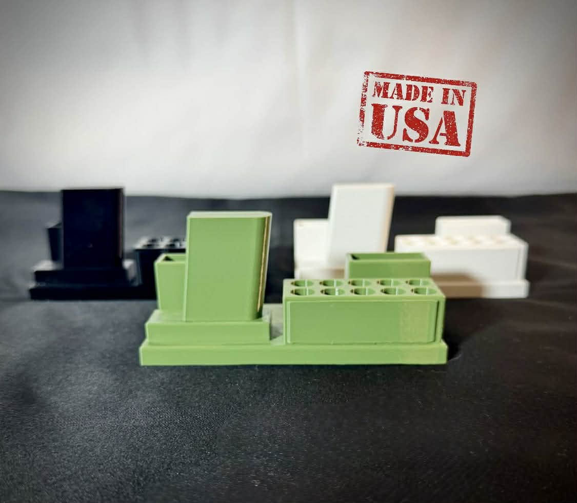 Compact Pistol Display Stand – 3D Printed Nightstand Organizer