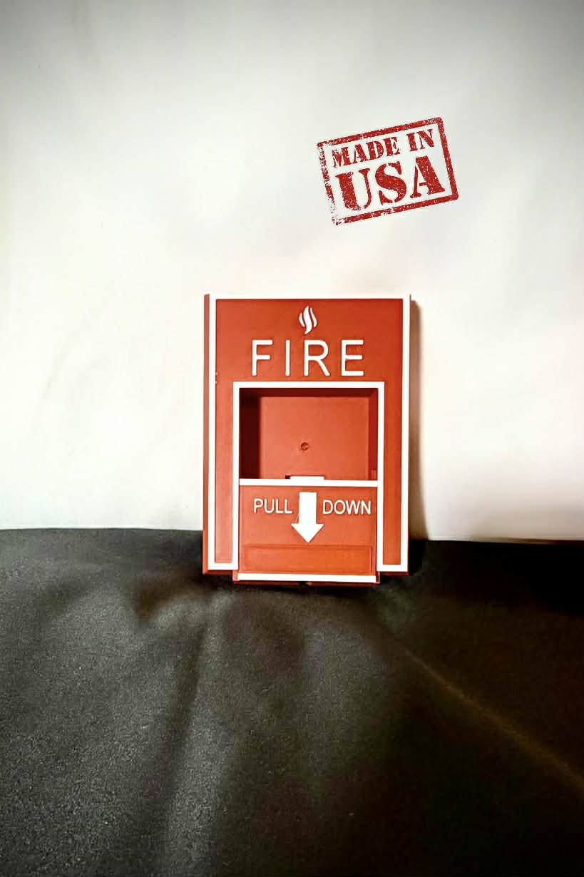 Fire Alarm Light Switch Cover – 3D Printed Wall Plate