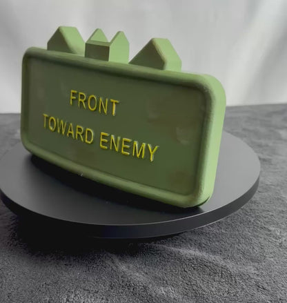 Claymore Mine Replica Hitch Cover – 3D Printed Military Accessory